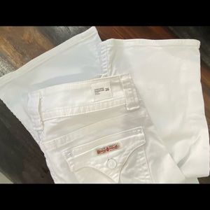 HUDSON Super Model Signature Bootcut in White Sz 26